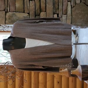 SONOMA TEXTURED STITCH CARDIGAN BROWN